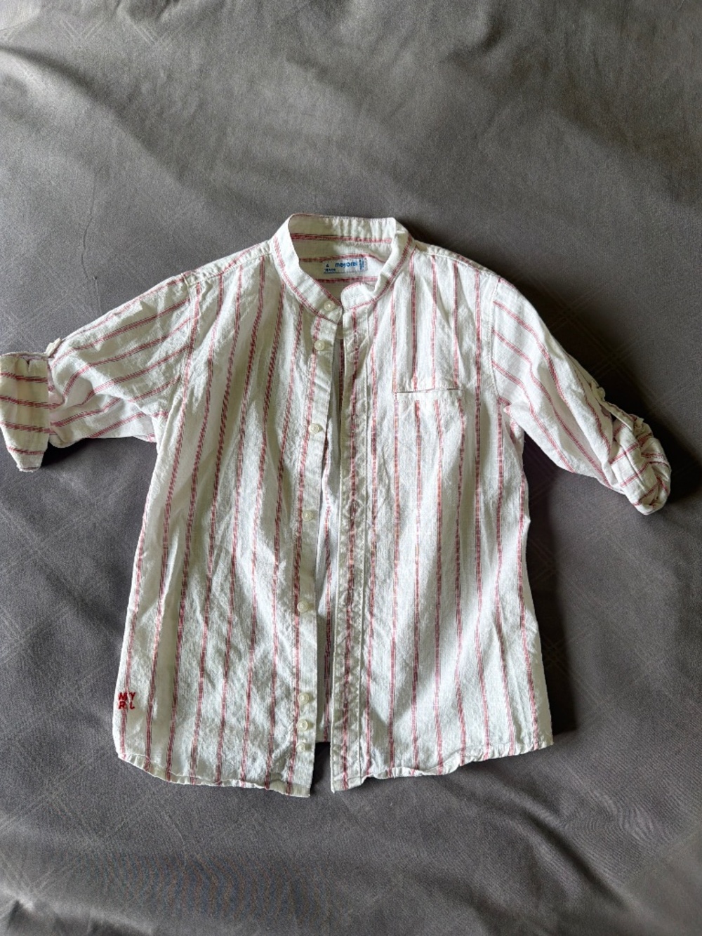 Mayoral button down shirt boys size 4